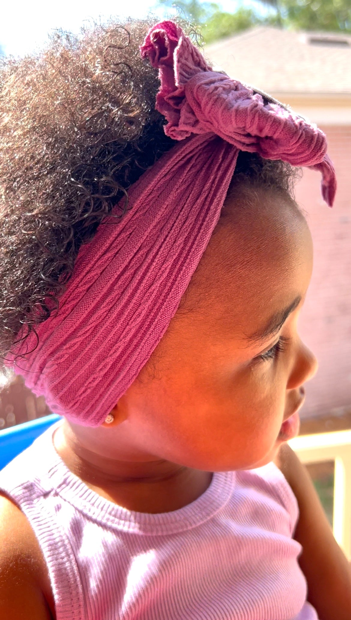 Soft Nylon Princess Charm Baby/Toddler Headband - Purple