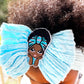 Soft Nylon Princess Charm Baby/Toddler Headband - Light Blue