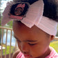Soft Nylon Princess Charm Baby/Toddler Headband - White