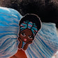 Soft Nylon Princess Charm Baby/Toddler Headband - Light Blue