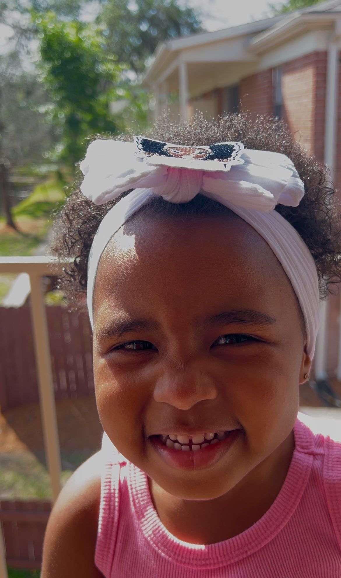 Soft Nylon Princess Charm Baby/Toddler Headband - White