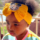 Soft Nylon Princess Charm Baby/Toddler Headband - Yellow